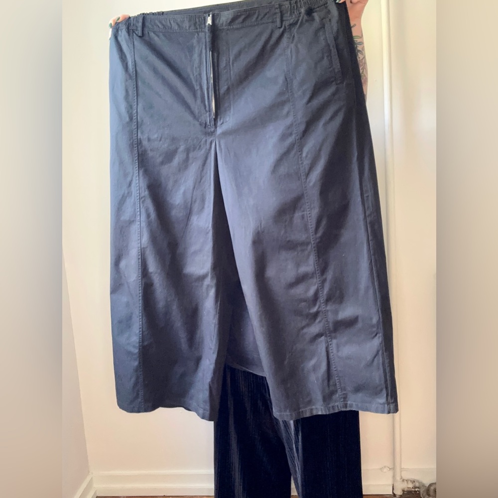 Skims black baggy boyfriend pants